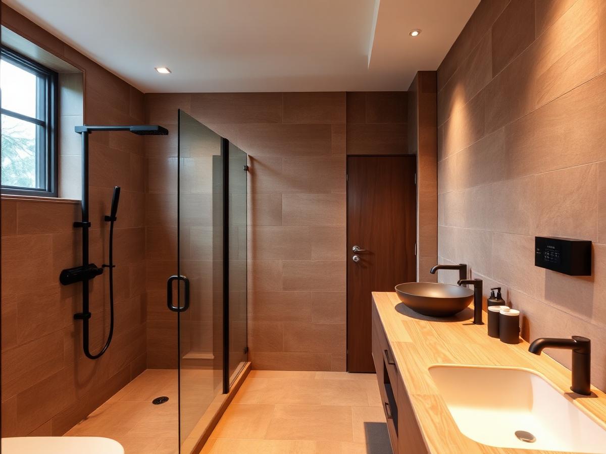 Warm Stone Spa Bathroom