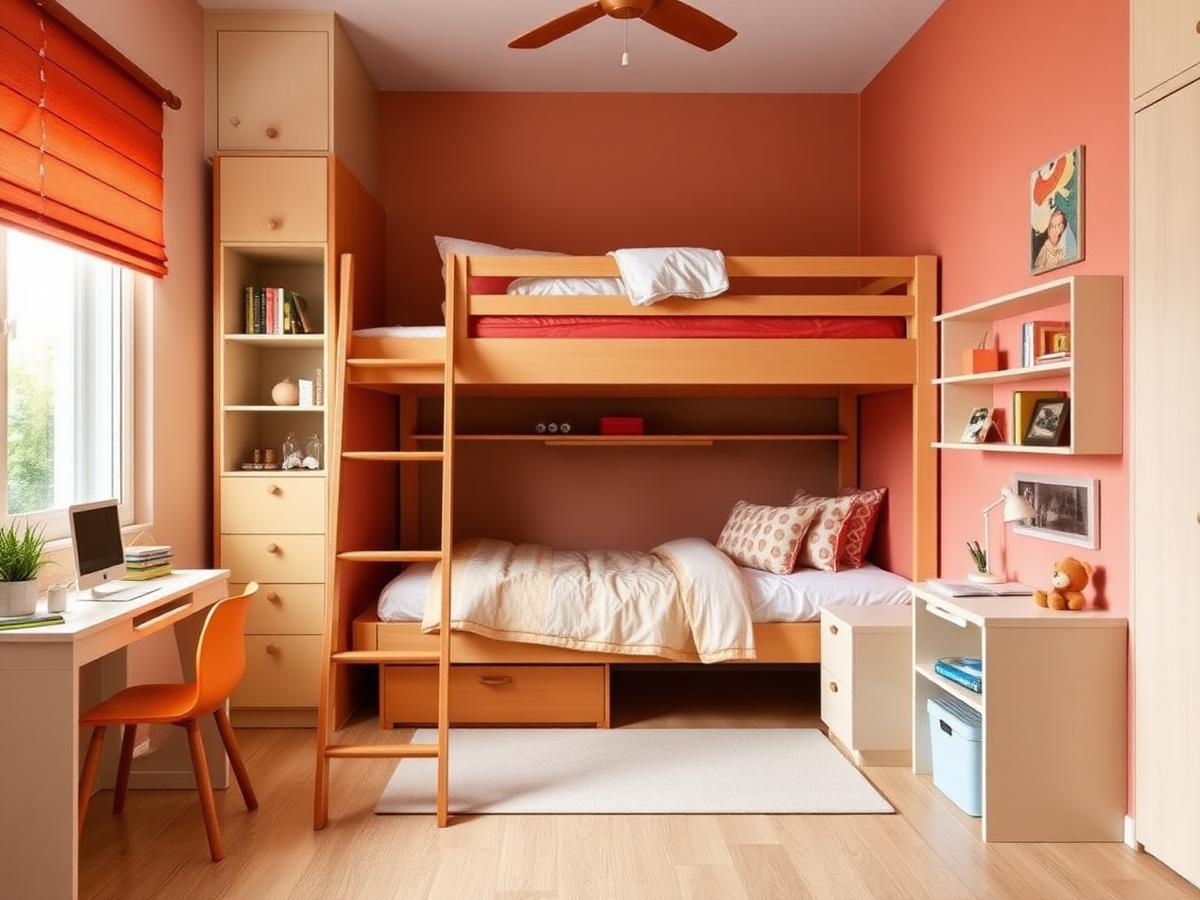 Playful Bunk Kids Room